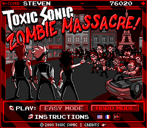 Toxic Sonic Zombie Games