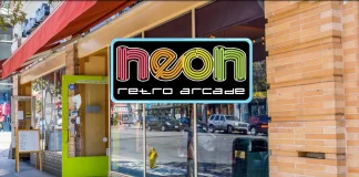 Neon Retro Arcade en Pasadena California Neon Retro Arcade en Pasadena California