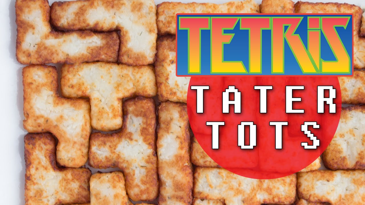 Frituras de papa con formas de Tetris