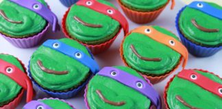 Cupcakes de las Tortugas Ninja Cupcakes de las Tortugas Ninja