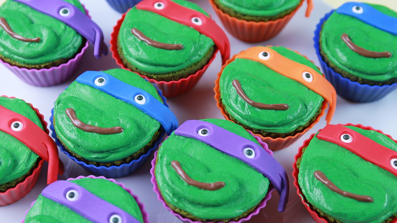 Cupcakes de las Tortugas Ninja