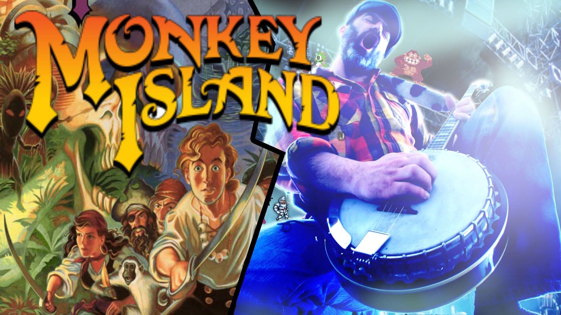 Monkey Island cover por Banjo Guy Ollie