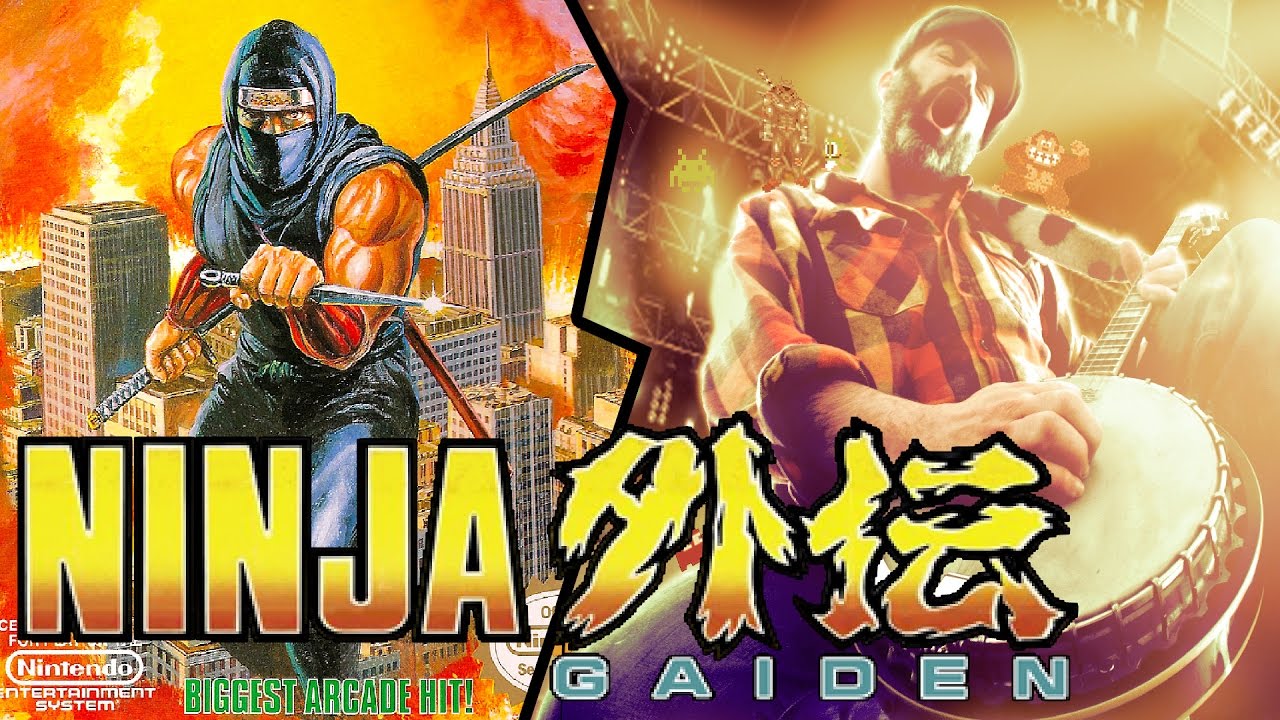 Ninja Gaiden Unbreakable Determination (pantalla 4-2) Banjo cover