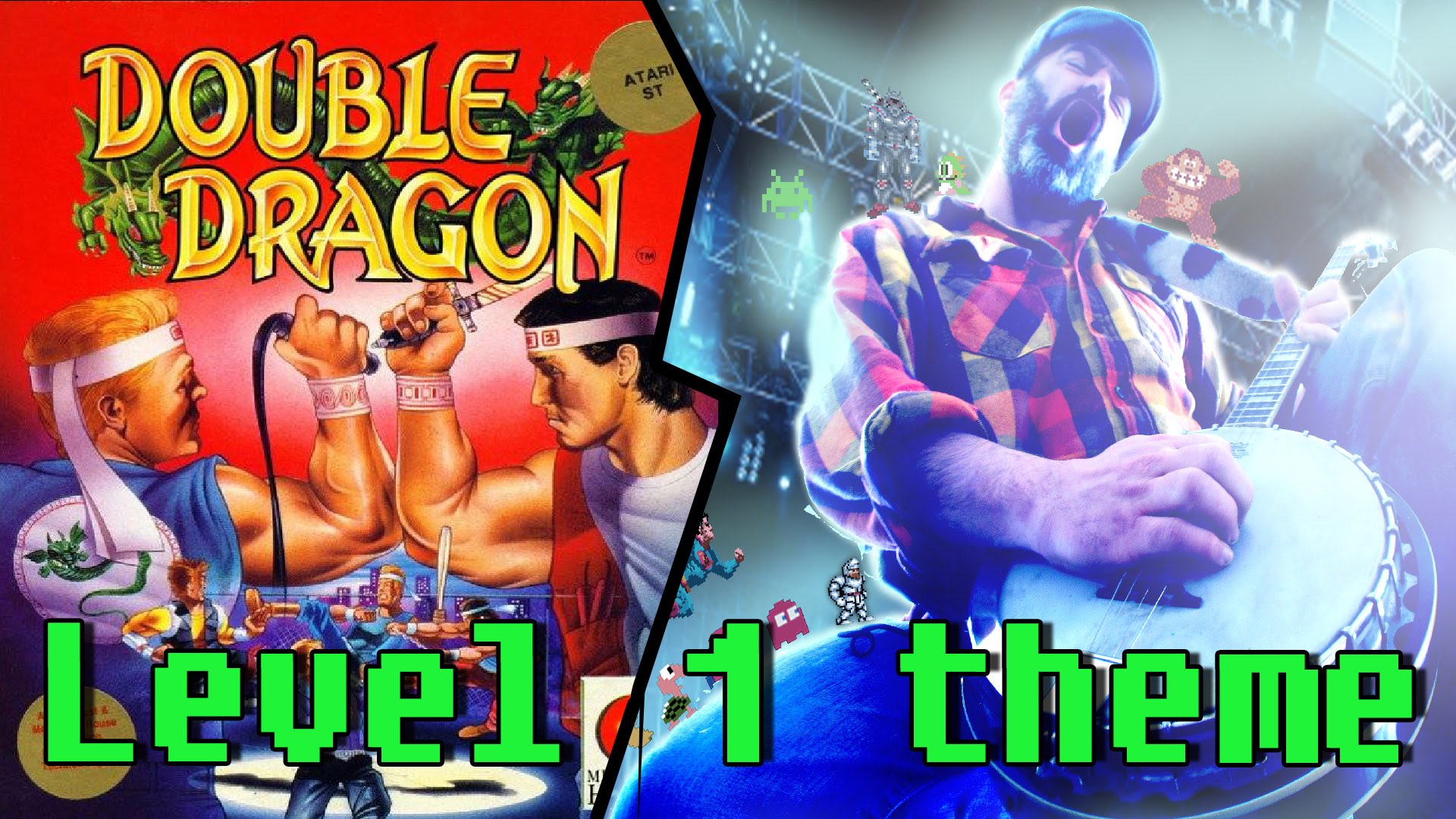 Double Dragon ★ Arrival of the Black Warriors Level1 interpretado por BanjoGuyOllie