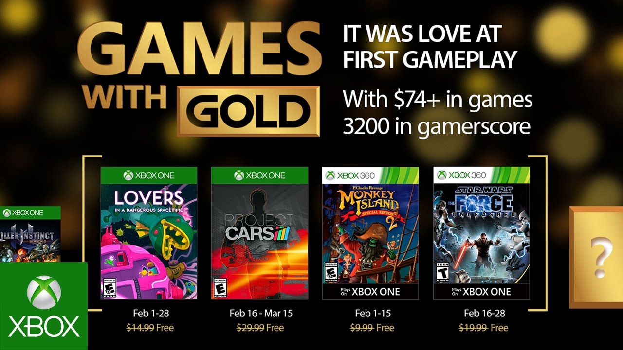 Games with Gold para febrero de 2017