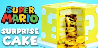 Queque sorpresa del block de pregunta de Mario Queque sorpresa del block de pregunta de Mario