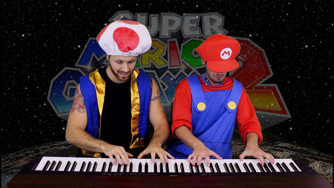 Super Mario Galaxy 2 Final Bowser Battle Piano Dueto por Heyde & Tedesco
