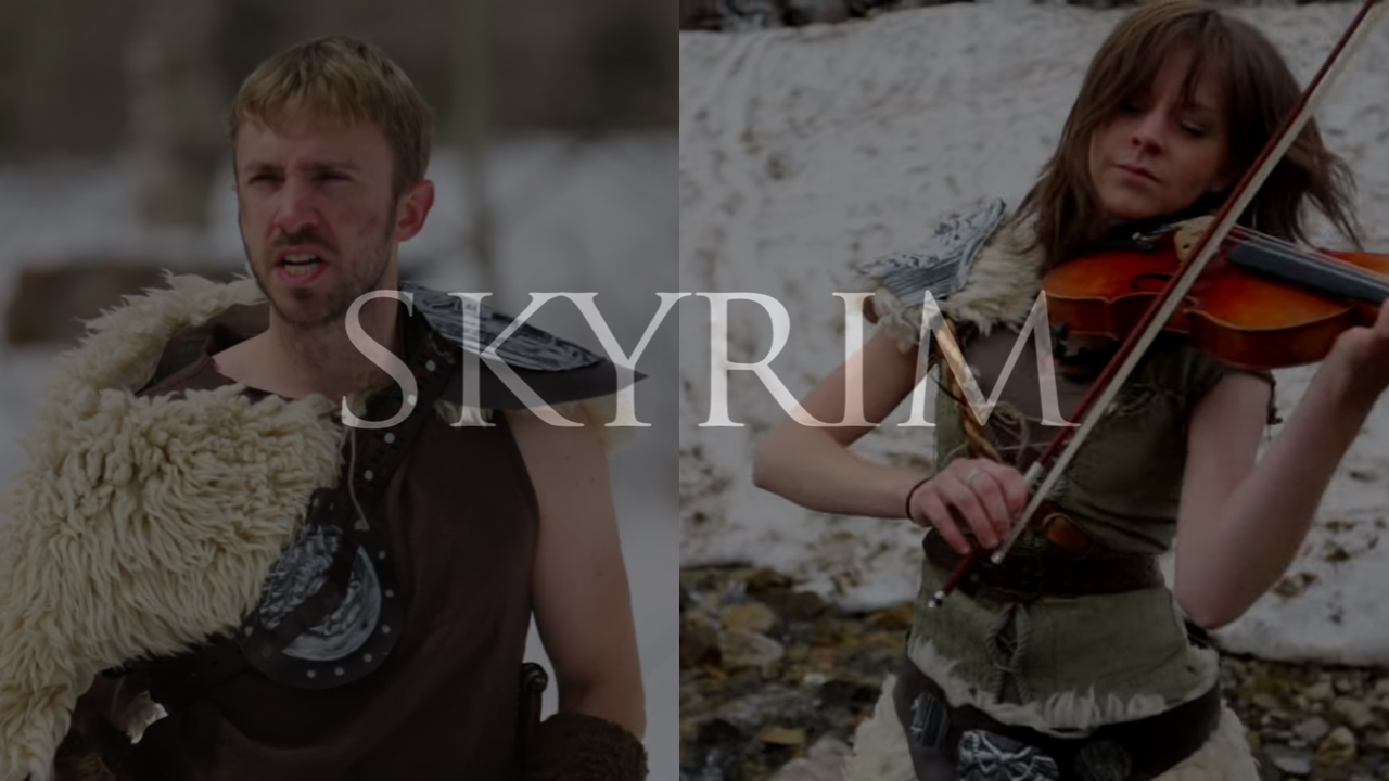 Skyrim interpretado por Lindsey Stirling & Peter Hollens