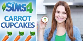 Cupcakes de zanahoria basados en Sims 4 Cupcakes de zanahoria basados en Sims 4