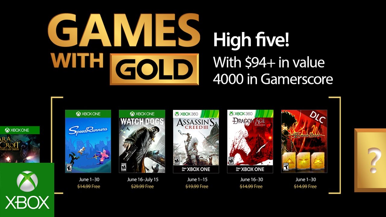 Games with Gold para Junio de 2017