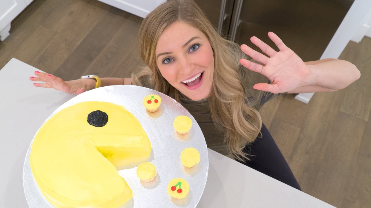 Como hacer un queque de PAC-MAN creado por iJustine