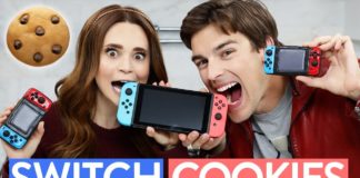 Galletas con forma de Nintendo Switch Galletas con forma de Nintendo Switch