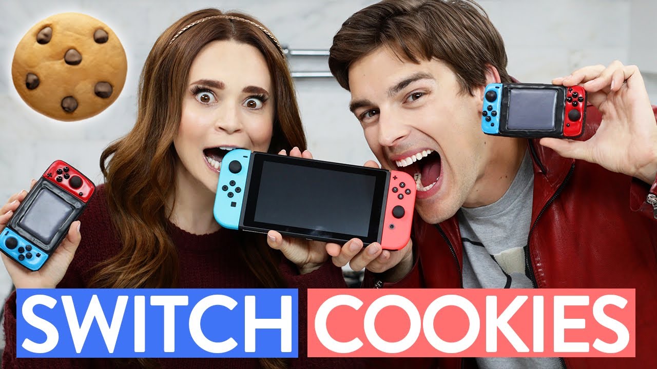 Galletas con forma de Nintendo Switch