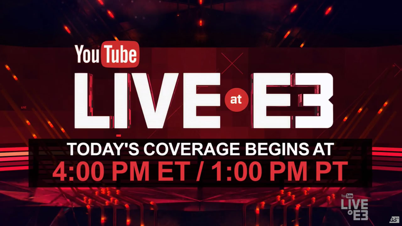 Youttube Live at E3 cobertura del evento 11-06-17