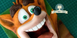 Como hacer un queque de Crash Bandicoot Como hacer un queque de Crash Bandicoot