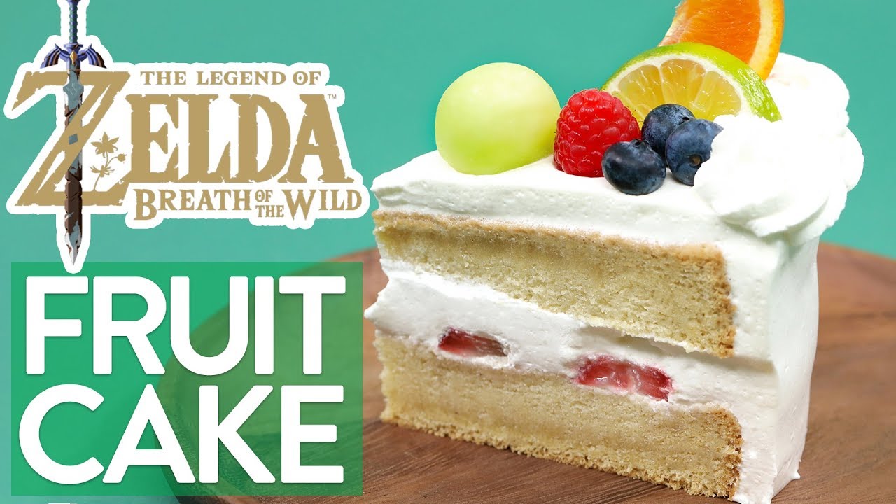 Pastel de frutas al estilo ZELDA Breath of the Wild