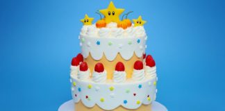 Queque de la Princesa Peach de Super Mario Queque de la Princesa Peach de Super Mario