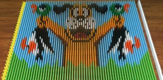 Duck Hunt construido con dominós Duck Hunt construido con dominós