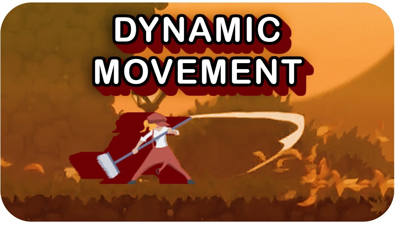 Movimiento dinámico explicado con la animación de Dustforce DX