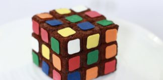 Brownies del Cubo de Rubik Brownies del Cubo de Rubik