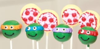 Cakepops de las Tortugas Ninja Cakepops de las Tortugas Ninja