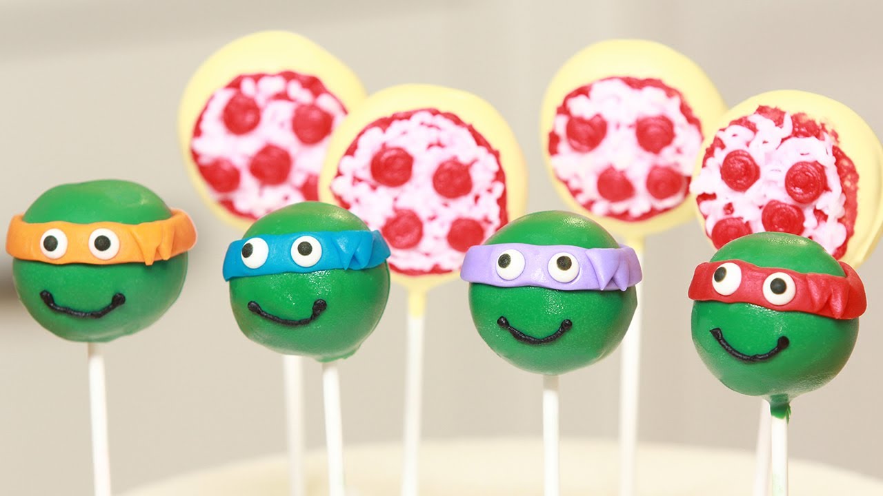 Cakepops de las Tortugas Ninja