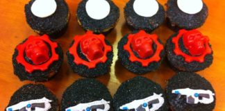 Cupcakes de Gears of War Cupcakes de Gears of War