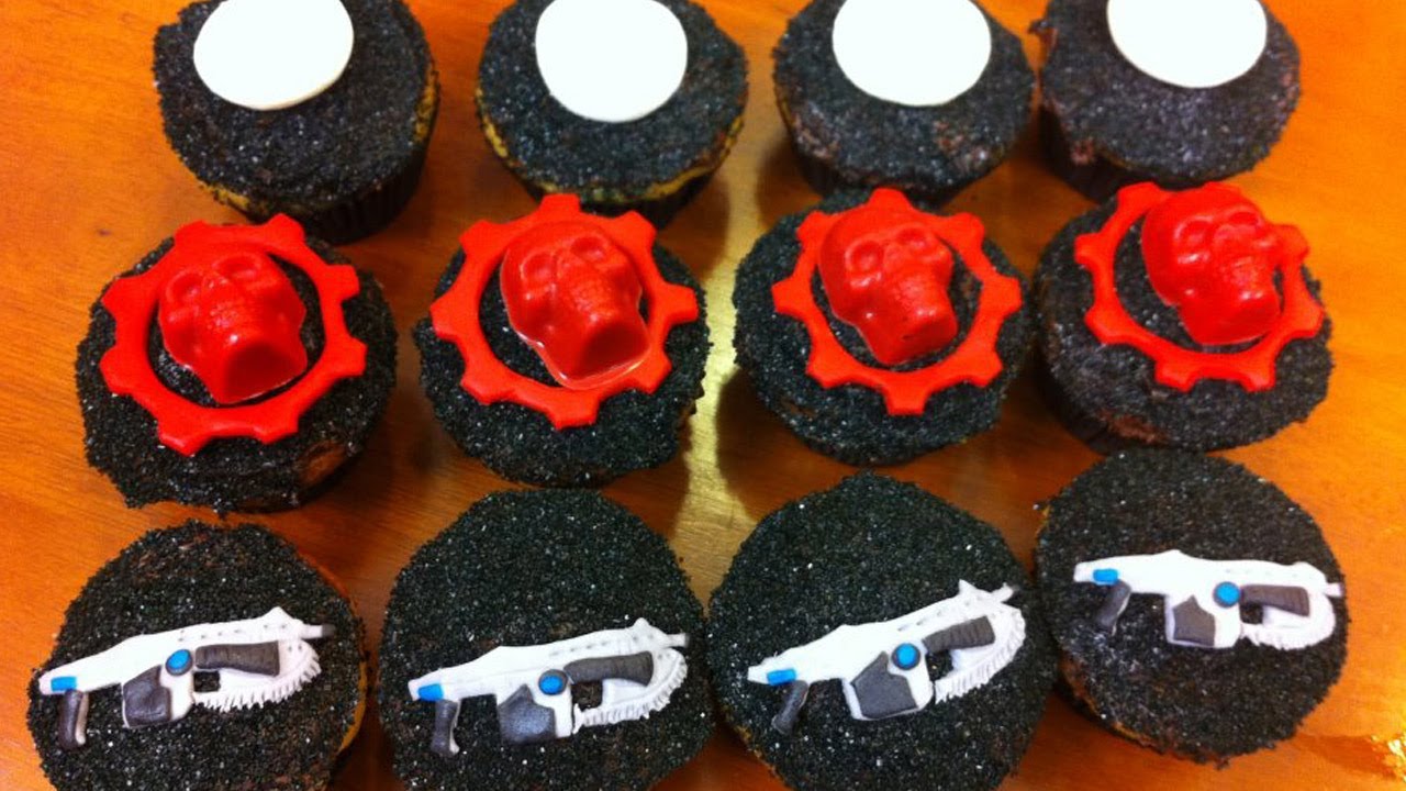 Cupcakes de Gears of War