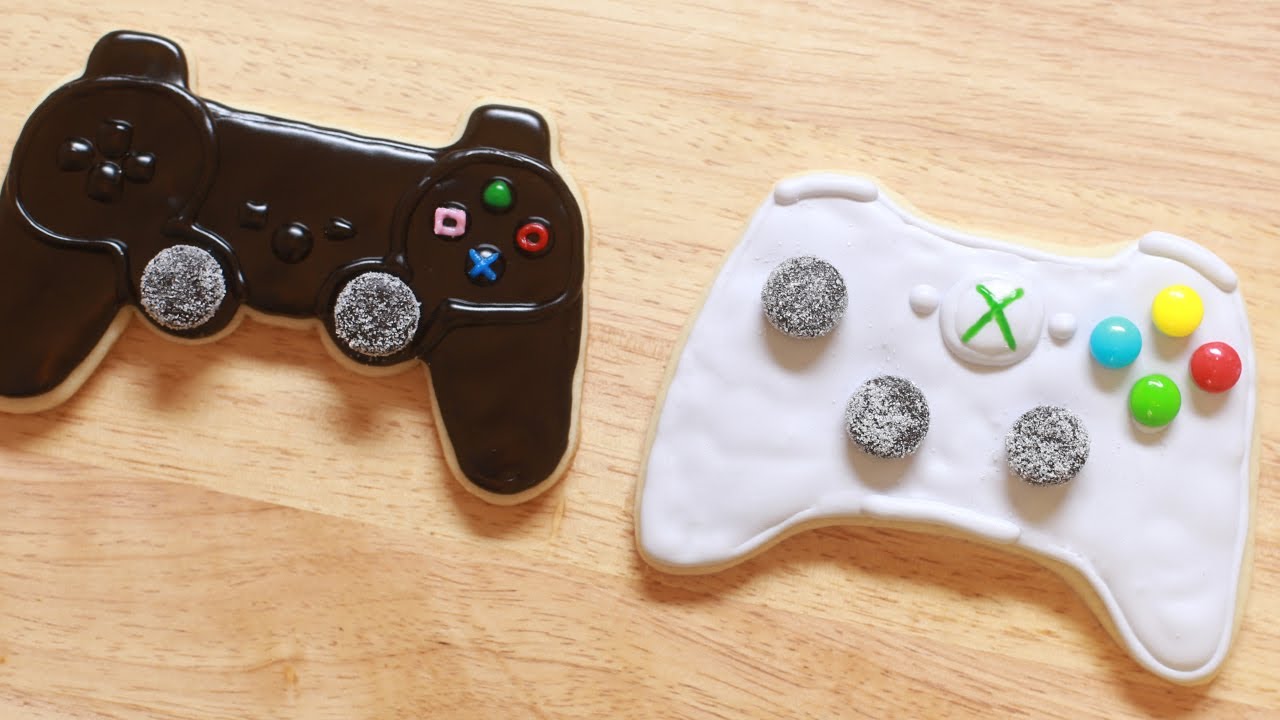 Galletas de controles de videojuegos