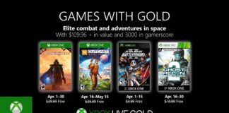 Games with Gold para abril de 2019 Games with Gold para abril de 2019