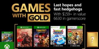 Games with Gold para junio de 2018 Games with Gold para junio de 2018
