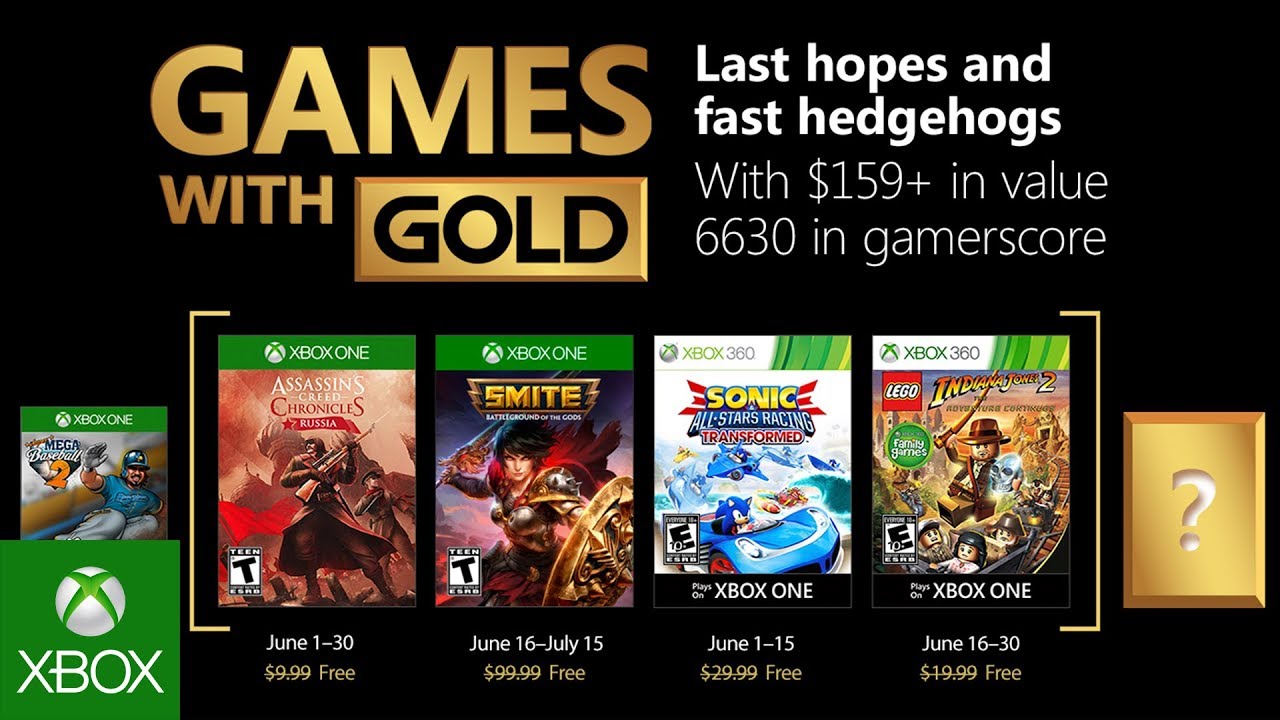 Games with Gold para junio de 2018