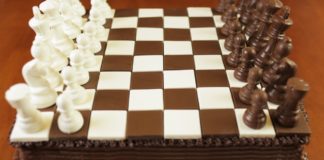 Queque de un ajedrez Queque de un ajedrez