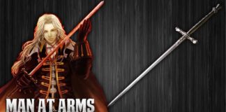 Forjando la espada de Alucard de Castlevania Forjando la espada de Alucard de Castlevania