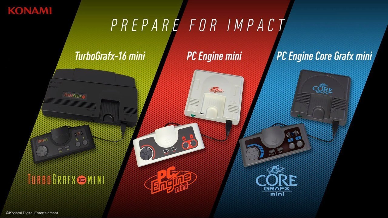 Konami muestra su consola mini en la E3 2019