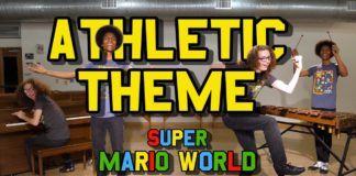 Super Mario World interpretado con piano-xilófono y baile de tap Super Mario World interpretado con piano-xilófono y baile de tap