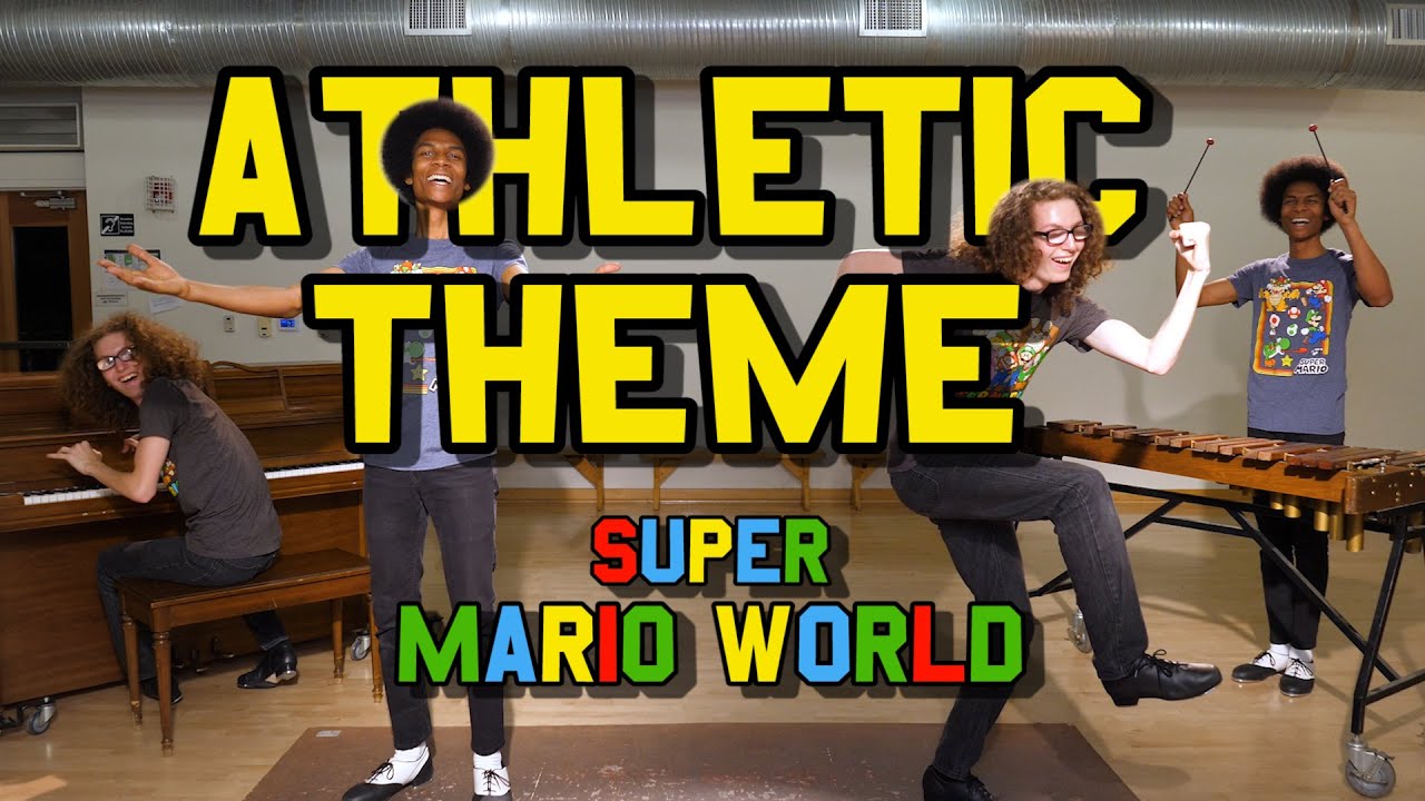 Super Mario World interpretado con piano-xilófono y baile de tap