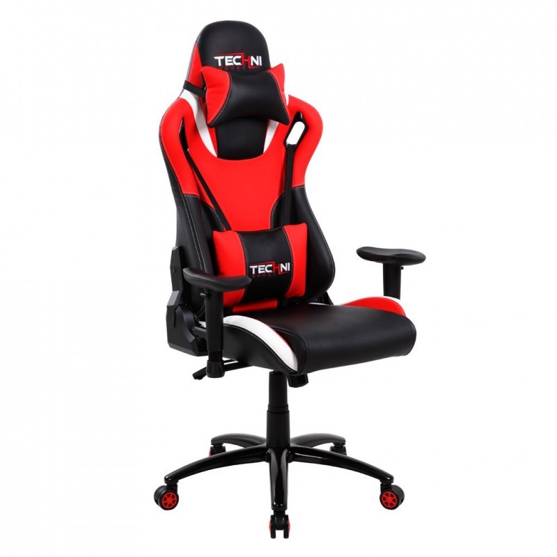 Silla Gaming  Techni  Sport color Rojo Negro Capital Video 