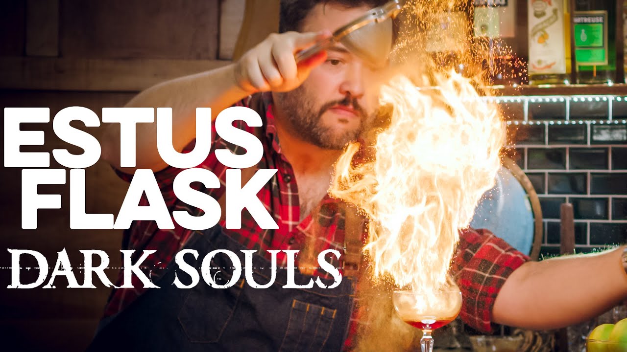 Como preparar la bebida Estus Flask de Dark Souls