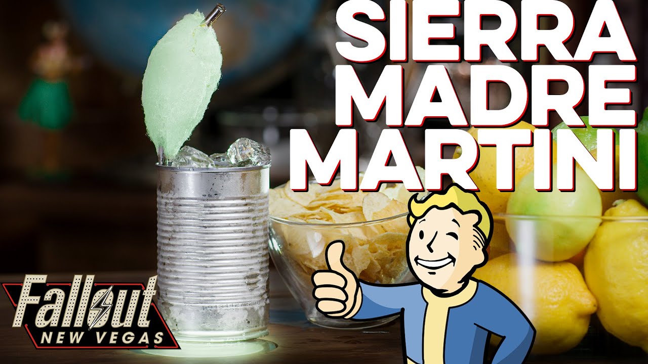 Martini Sierra Madre inspirado en Fallout New Vegas Dead Money