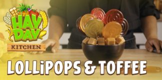 Receta de Lollipops & Toffee de Hay Day Receta de Lollipops & Toffee de Hay Day