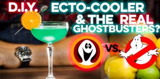Receta para preparar el Ecto-Cooler de los Cazafantasmas Martini Sierra Madre inspirado en Fallout New Vegas Dead Money
