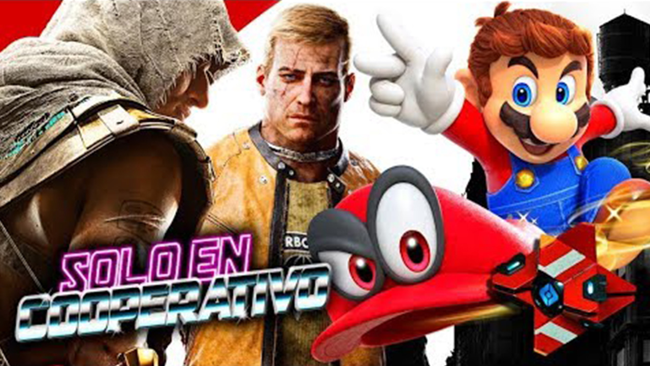 Solo en Coop Live-Mario Odyssey-Assassin's Creed Origins-Destiny 2 PC-Wolfenstein New Colossus