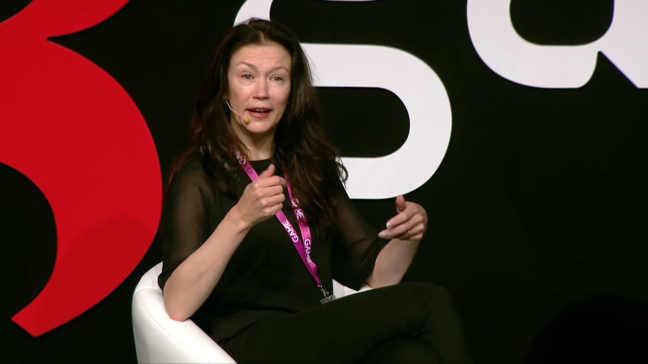 Gamelab 2018 - Dawn's Angie Smets en Crear una franquicia Triple A desde cero