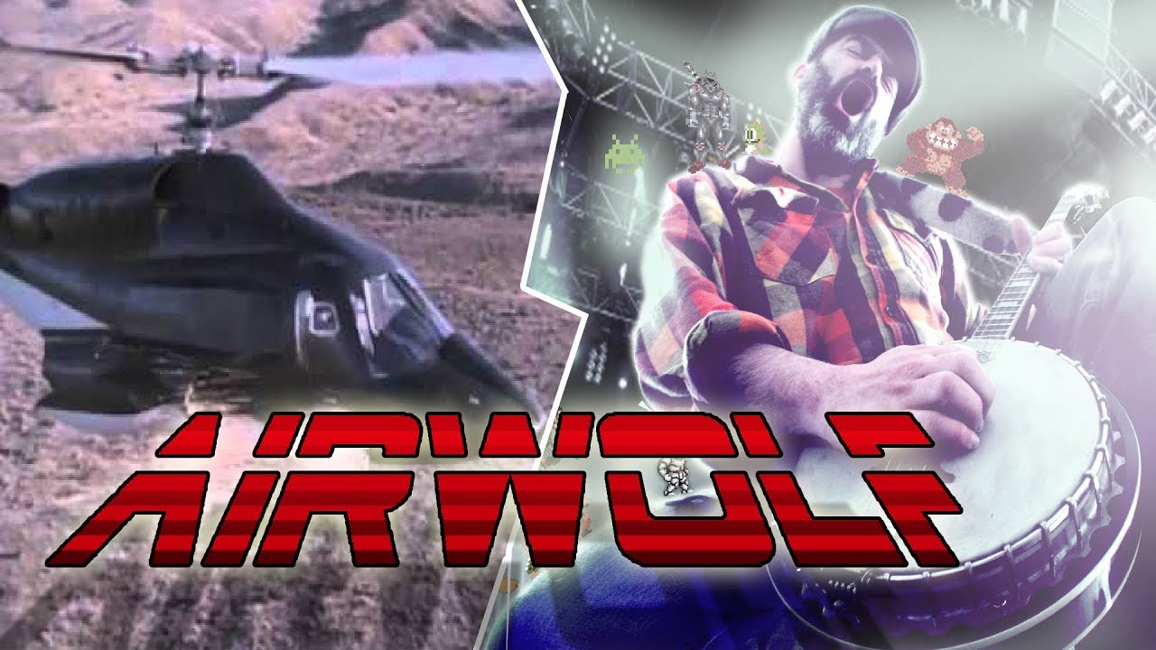Airwolf Theme - Banjo cover by @banjoguyollie