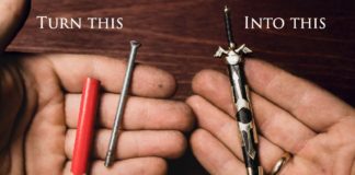 Creación de la espada maestra de Zelda Creación de la espada maestra de Zelda