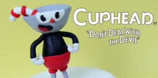 Como hacer una decoración de fondant de Cuphead para un pastel Cómo hacer una decoración de fondant de Cuphead para un pastel