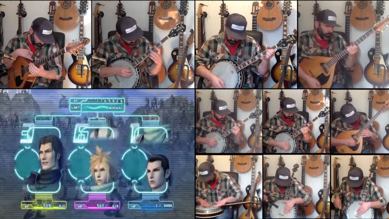 Final Fantasy VII Cover - Crisis Core - Price of Freedom - interpretado por Banjo Guy Ollie