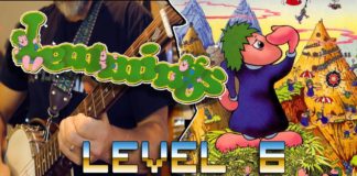 Nivel 6 de de los Lemmings interpretado por Banjo Guy Ollie Nivel de de los Lemmings interpretado por Banjo Guy Ollie