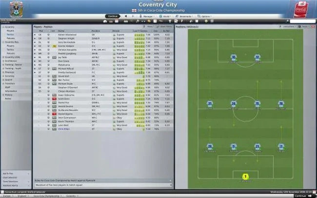 Mayor cantidad de atletas de la vida real en un juego deportivo - Football Manager 2009